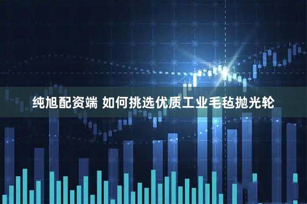 纯旭配资端 如何挑选优质工业毛毡抛光轮